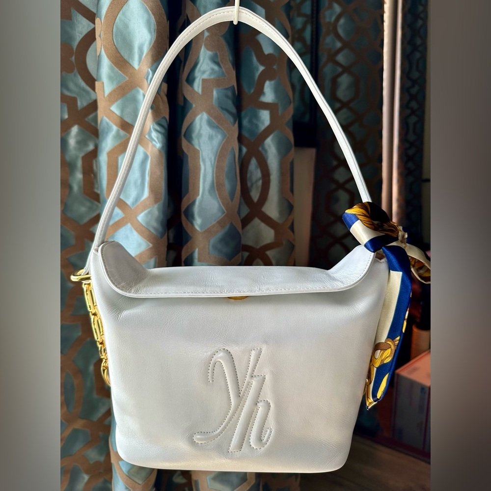 Yukiko Hanai Leather Handbag